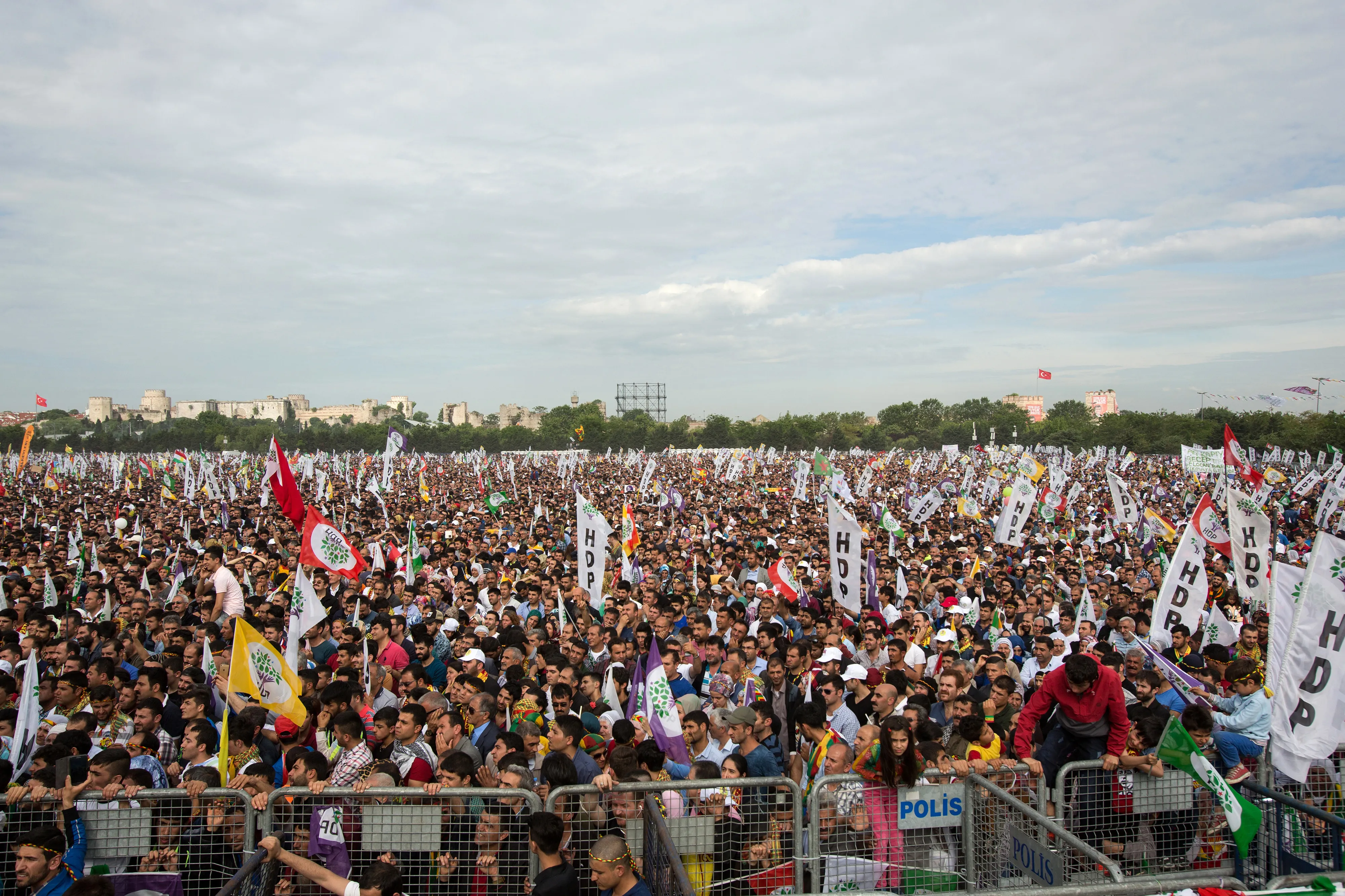 A pre election rally in Istanbul, Turkey. Also known as political risk in EM corporate bonds.
