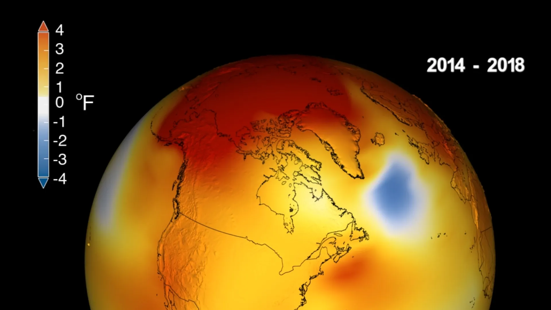 Nasa warmest climate