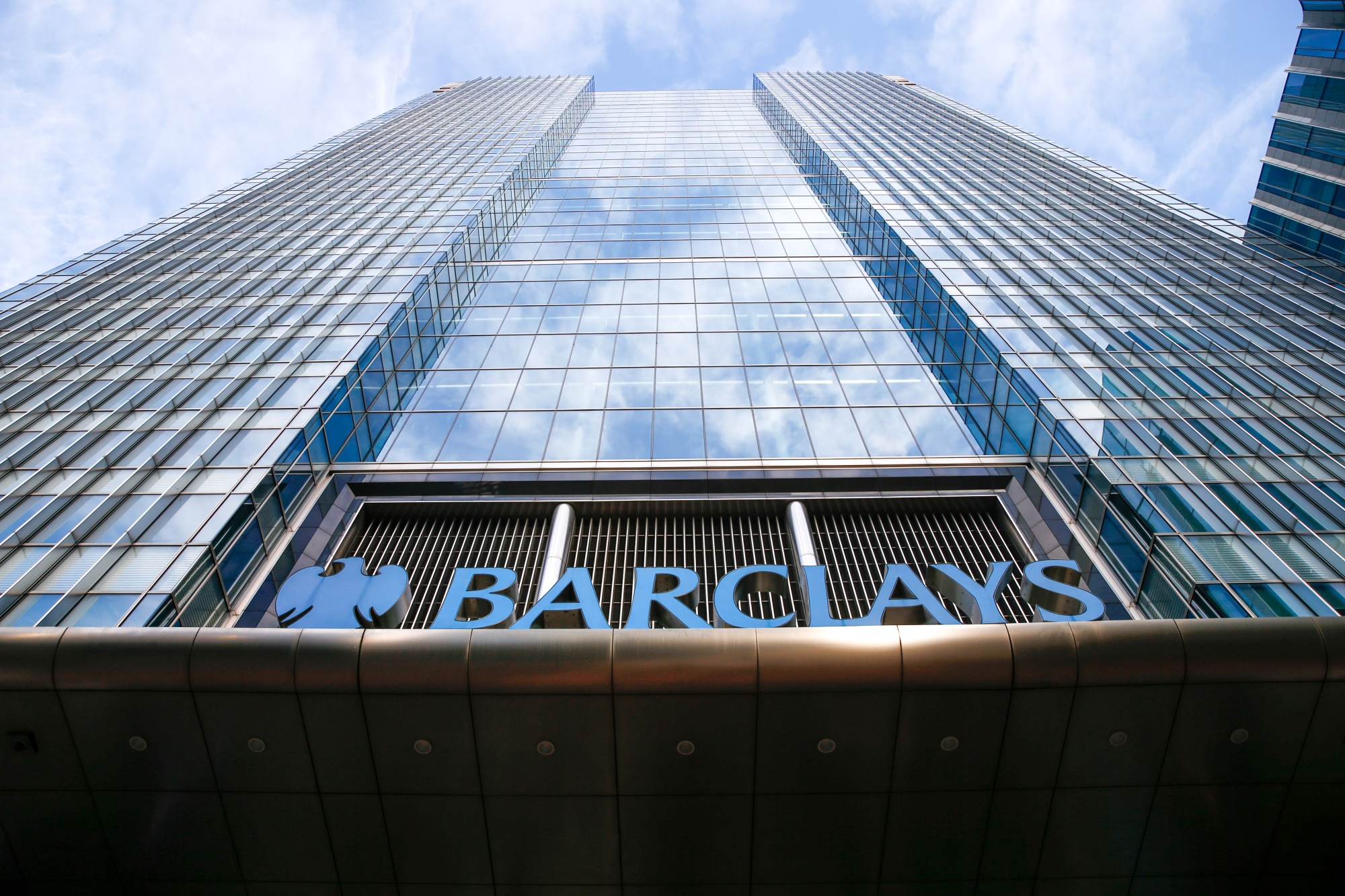 The Barclays Plc headquarters&nbsp;at Canary Wharf in London.