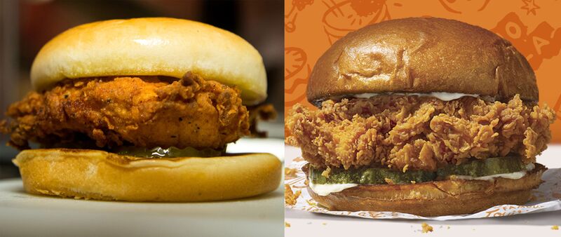 Chick-Fil-A and Popeye’s chicken sandwiches