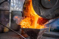 Smelting Operations As Gold Hits Highest Price Since October