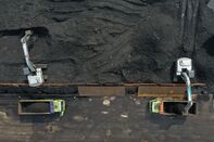 Coal Stockpiles at KCN Marunda Port As Export Ban Remains