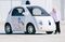 Florence Swanson, 94-years-old, and a Google self-driving car.