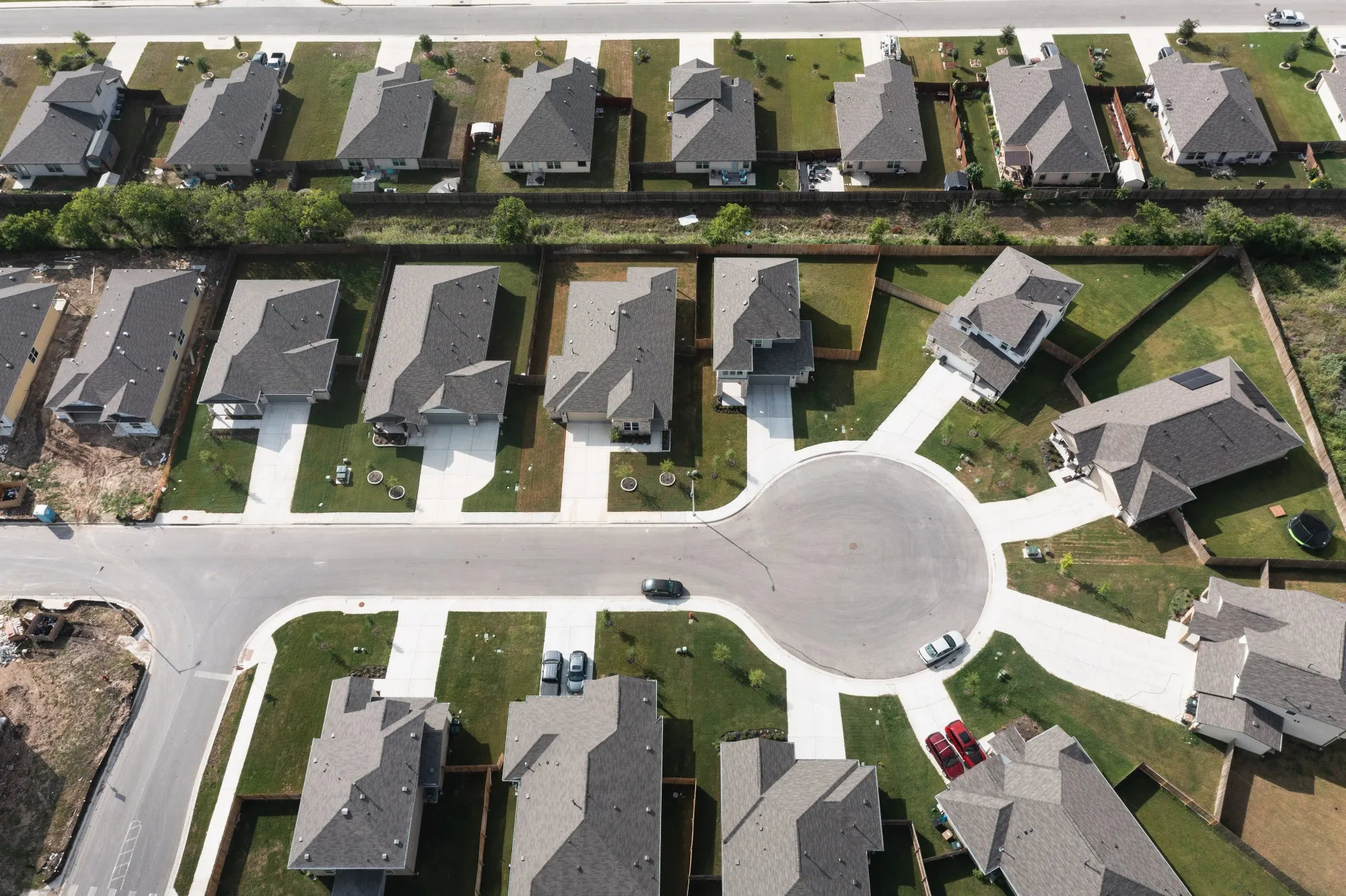 A residential neighborhood in Austin, Texas.