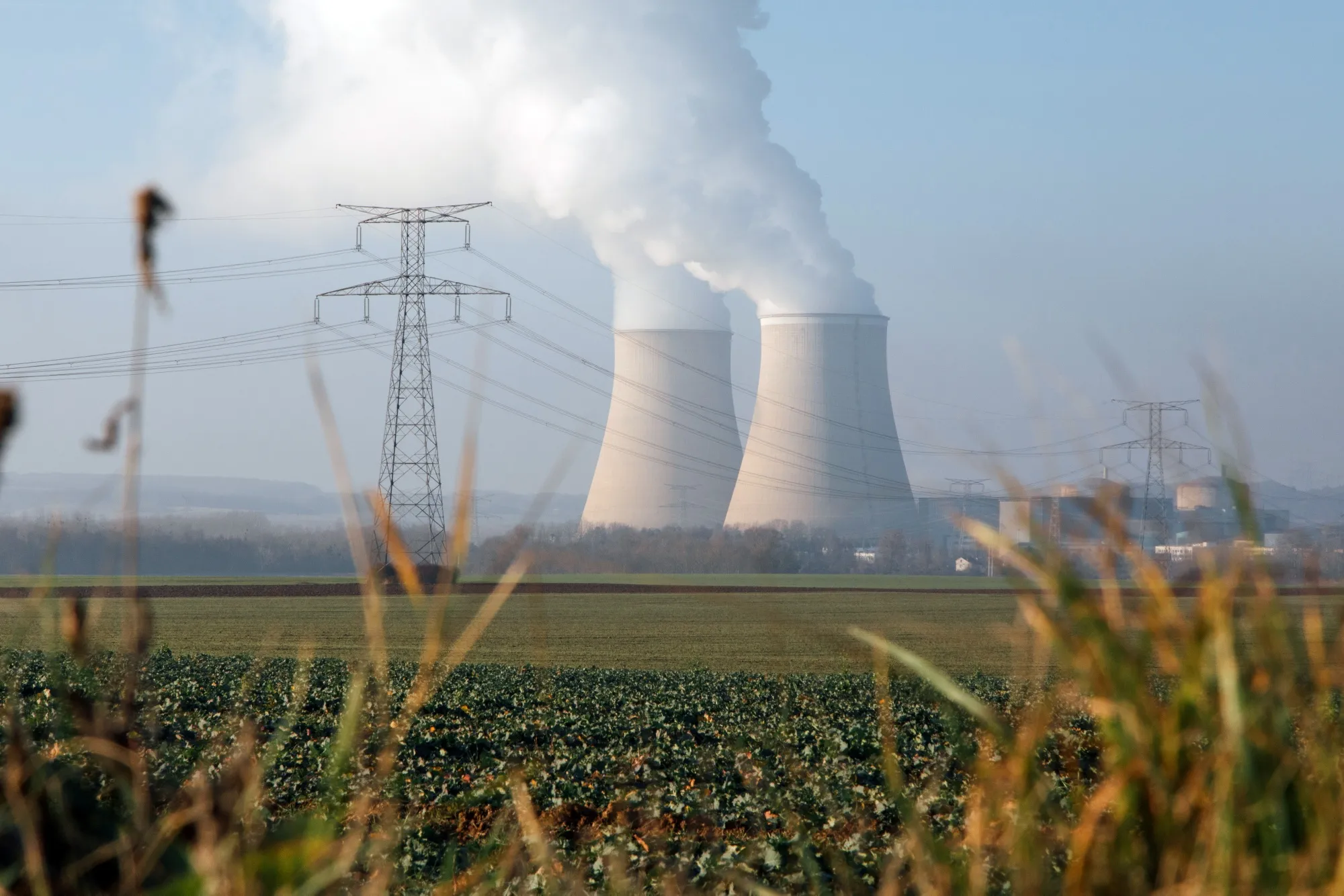 A nuclear power plant in Nogent-sur-Seine, France