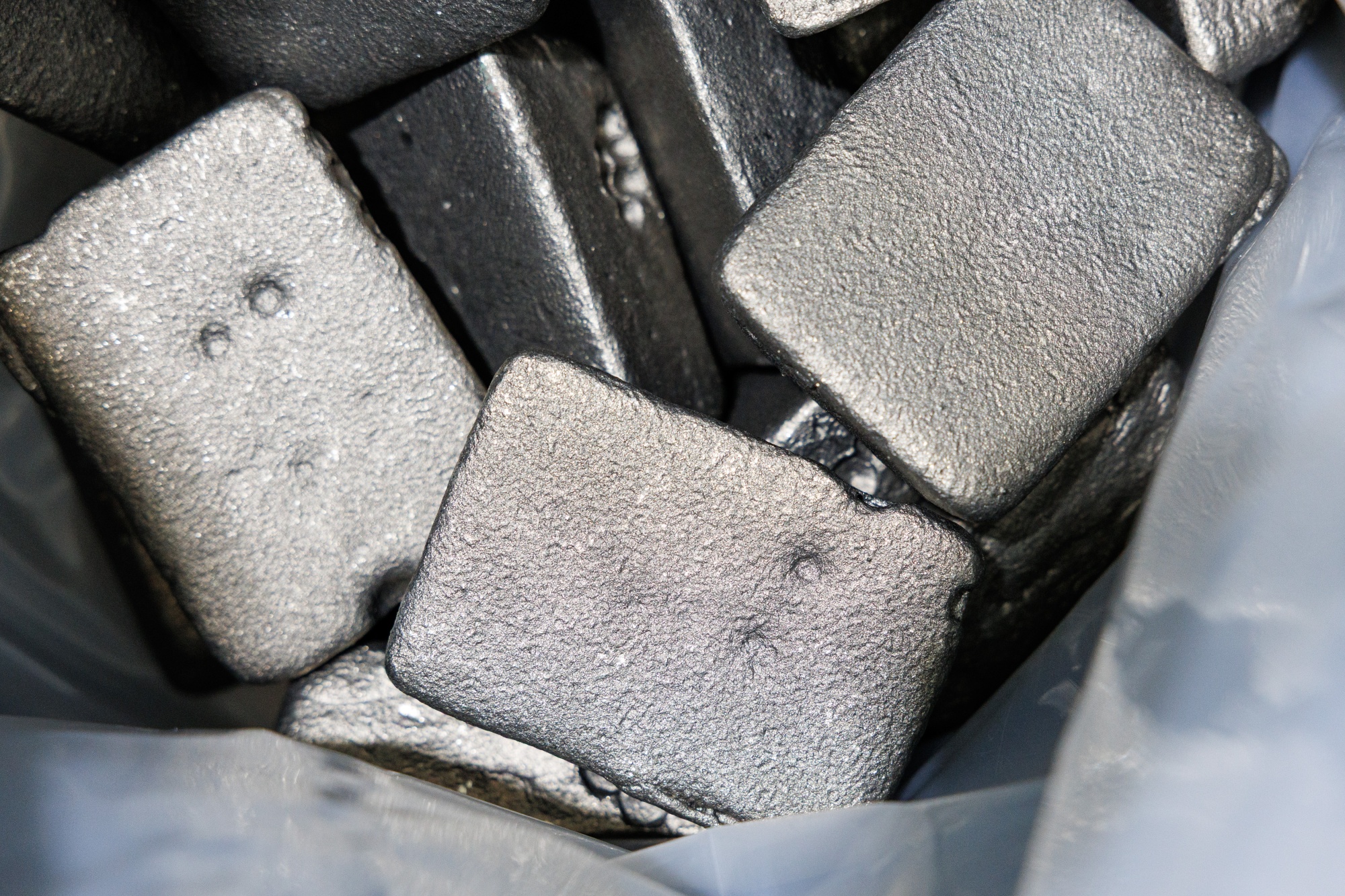 Neodymium-praseodymium metal ingots. Photographer: SeongJoon Cho/Bloomberg