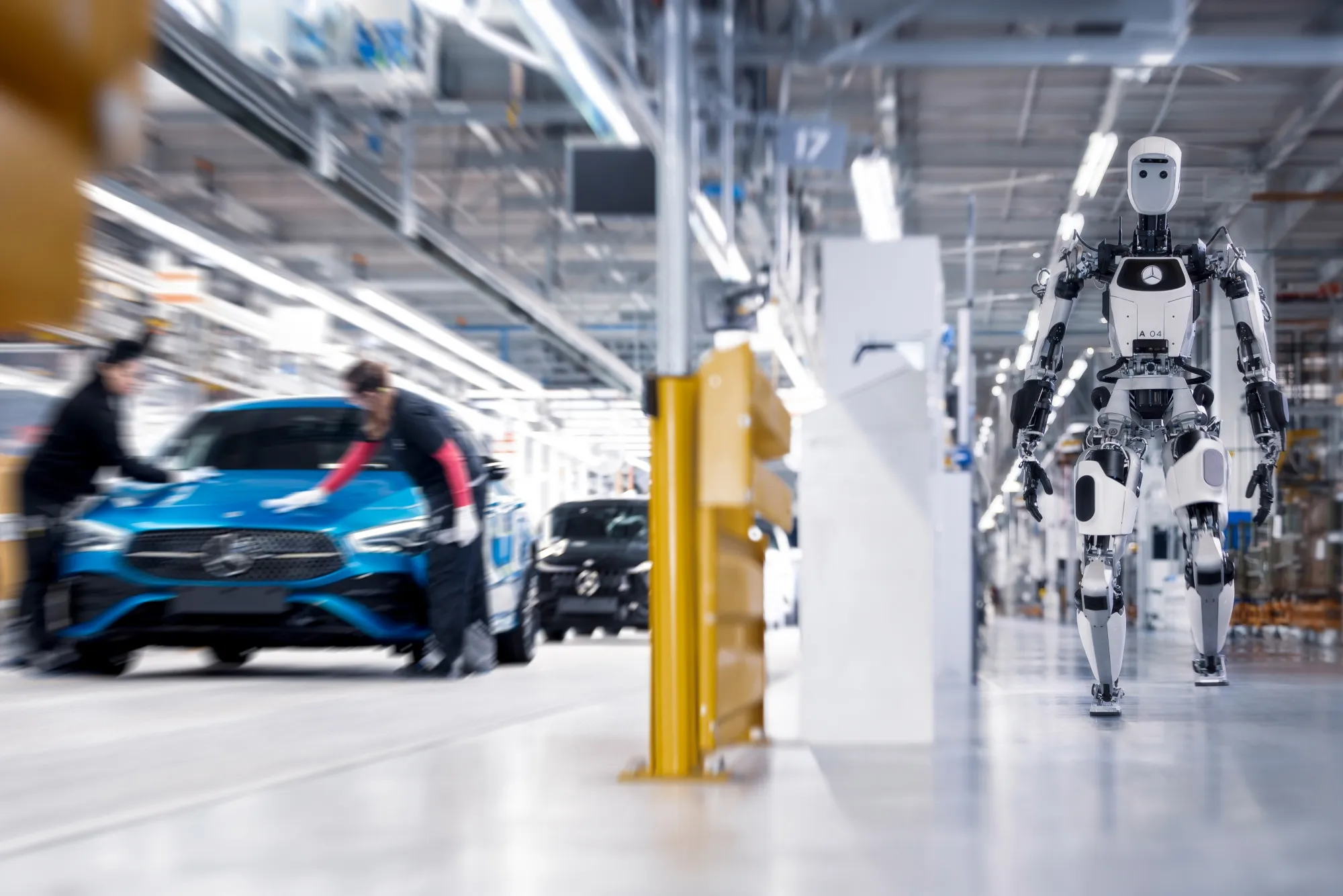 Robotics in Mercedes-Benz Production