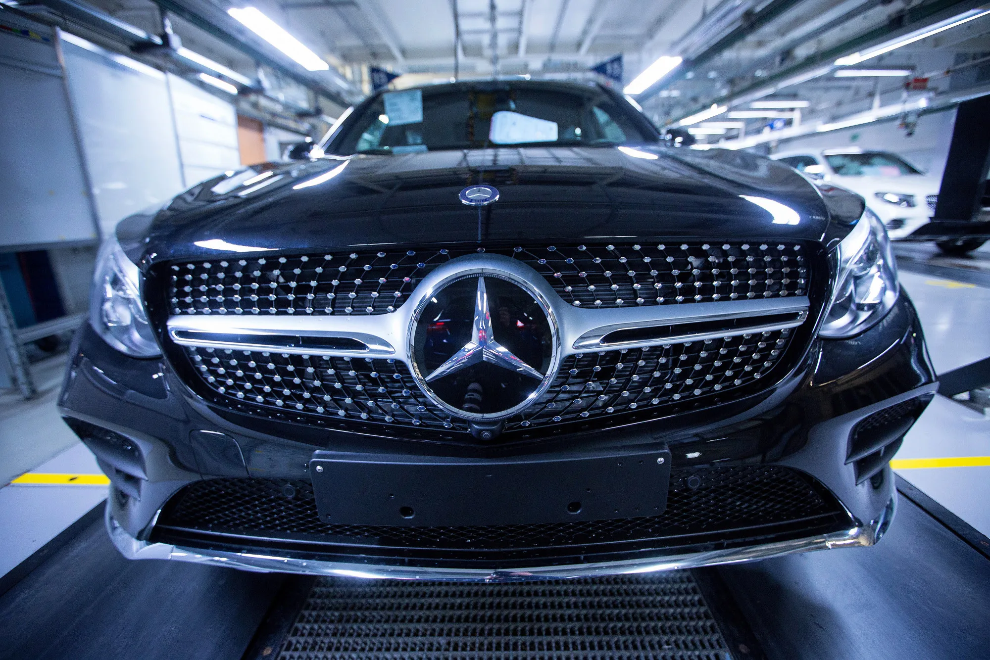 A Mercedes-Benz GLC sports utility vehicle.