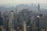 Aerial Views of the Manhattan Skyline