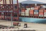 Views of Ningbo Container Port Ahead of the China International Import Expo