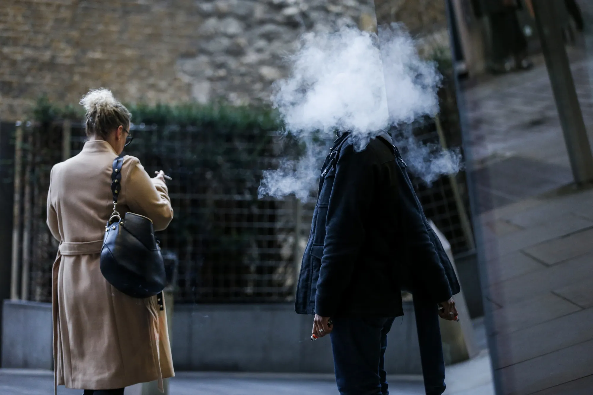 Although e-cigarettes don’t contain cancer-causing tobacco, they contain nicotine and aren’t risk-free.