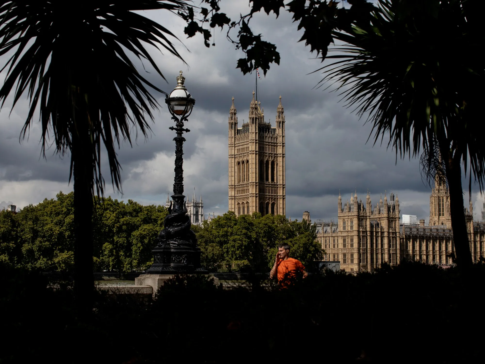 The Houses of Parliament in London.