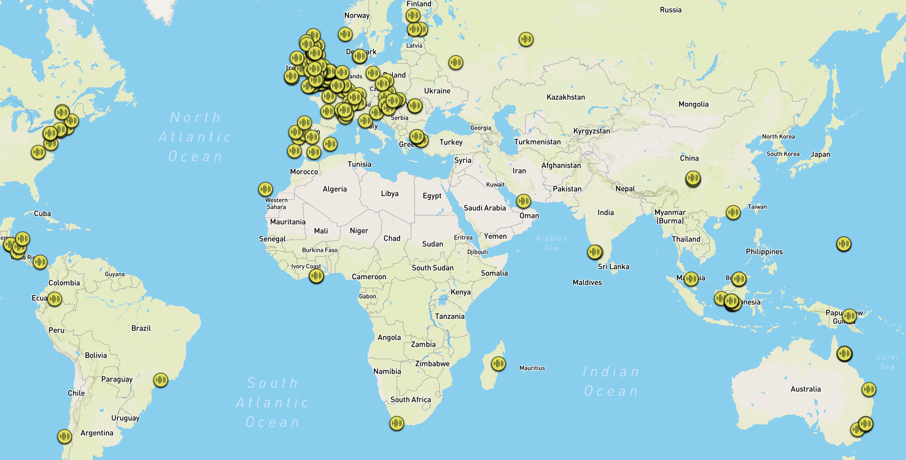 MapLab: Sounds of Distant Forests - Bloomberg