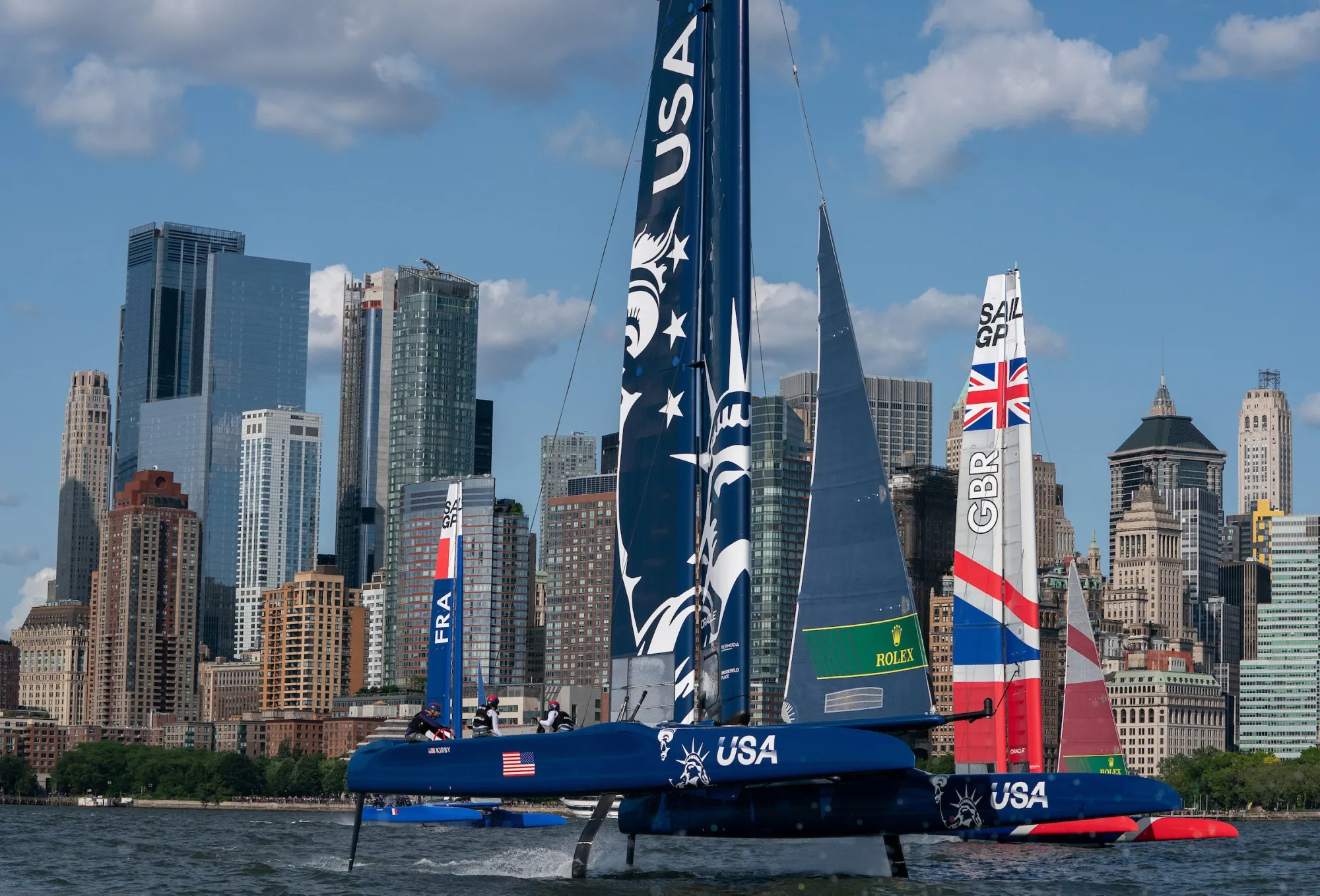 The U.S. and Great Britain go head to head at the New York SailGP on June 22.