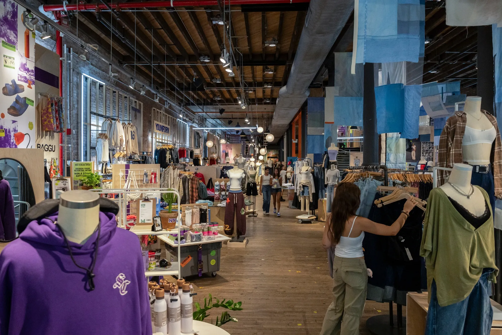 An Urban Outfitters store in the Soho neighborhood of New York in 2024.