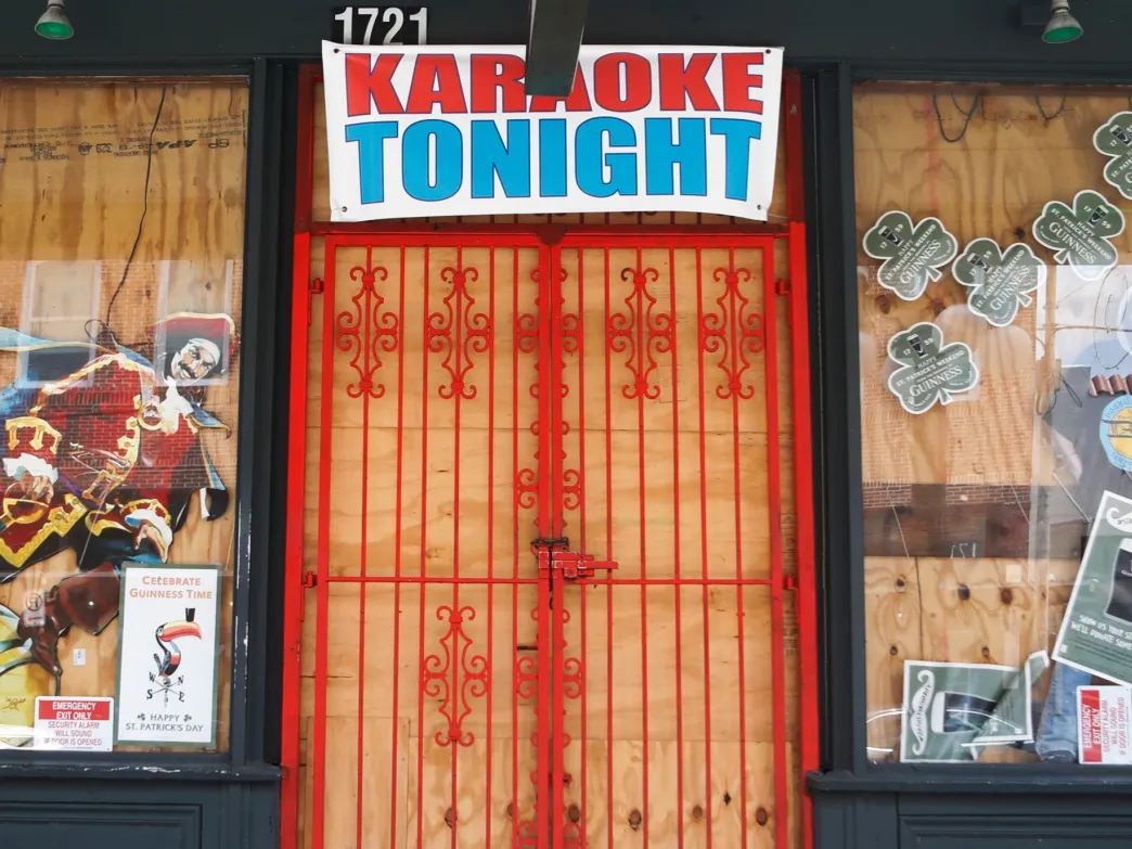 In fact, no karaoke tonight.