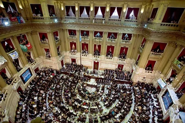 A legislative session in Buenos Aires on March 1, 2013