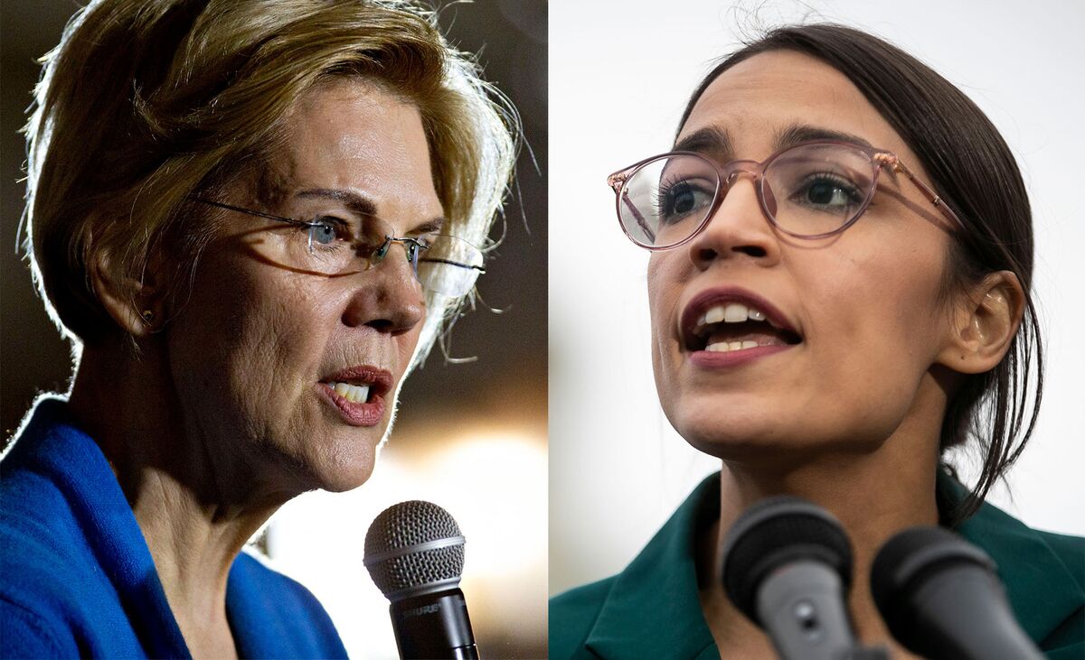 Elizabeth Warren and AOC Lay Down Climate Challenge to Biden