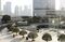 Quiet Financial and Shopping District As Markets Reopens to Crisis After Break