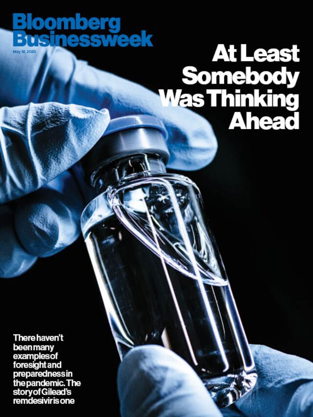 Bloomberg Businessweek cover, May 18, 2020: At Least Somebody Was Thinking Ahead