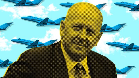 Goldman CEO Buys Two Jets for Bank in Break With Tradition