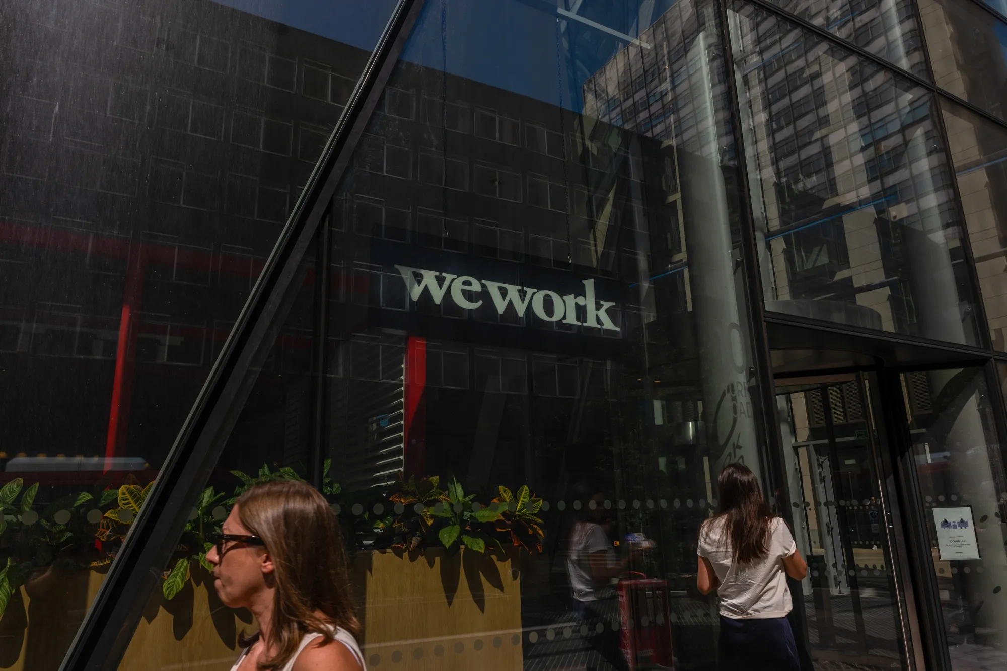 A WeWork co-working office.