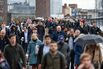 Commuters As UK Storm Ciaran Hits Travel