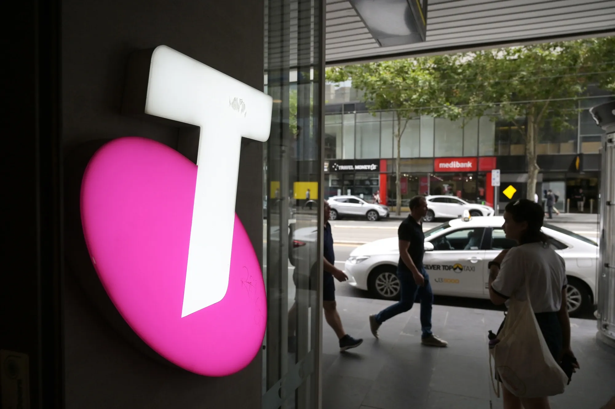 A Telstra&nbsp;store in Melbourne, Australia.