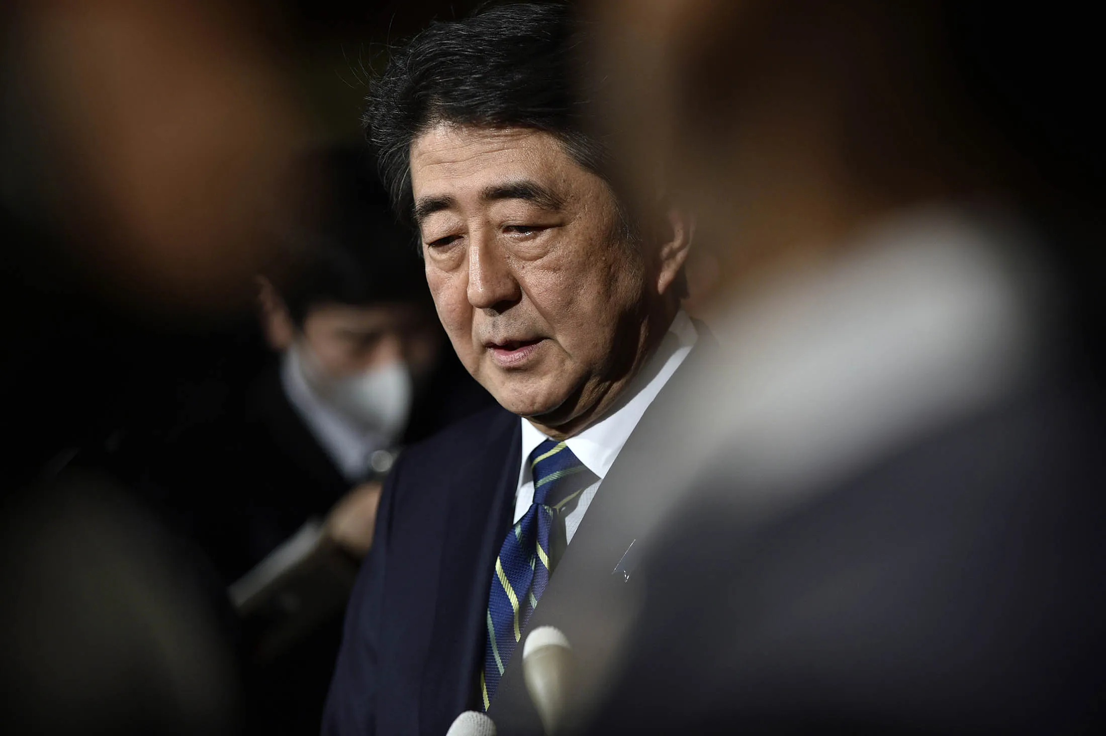Japanese Prime Minister Shinzo Abe.
