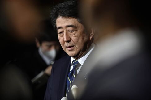 Japanese Prime Minister Shinzo Abe