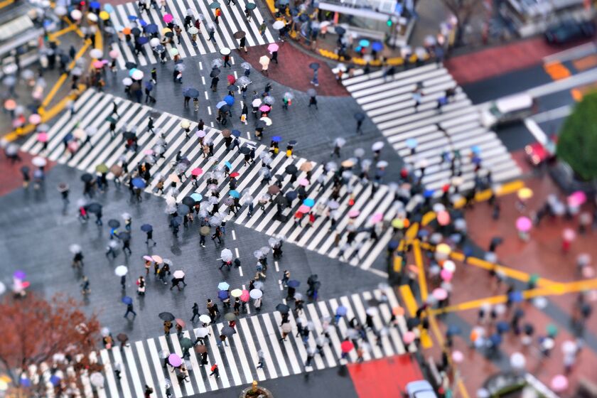 RF Shibuya Crossing Japan Tokyo