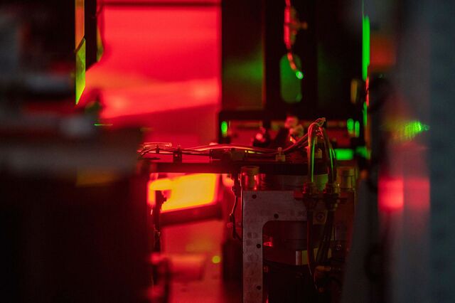 Photovoltaic cells move through a production line of Longji Solar in Xi'an China, on Tuesday, 21 July 2020.