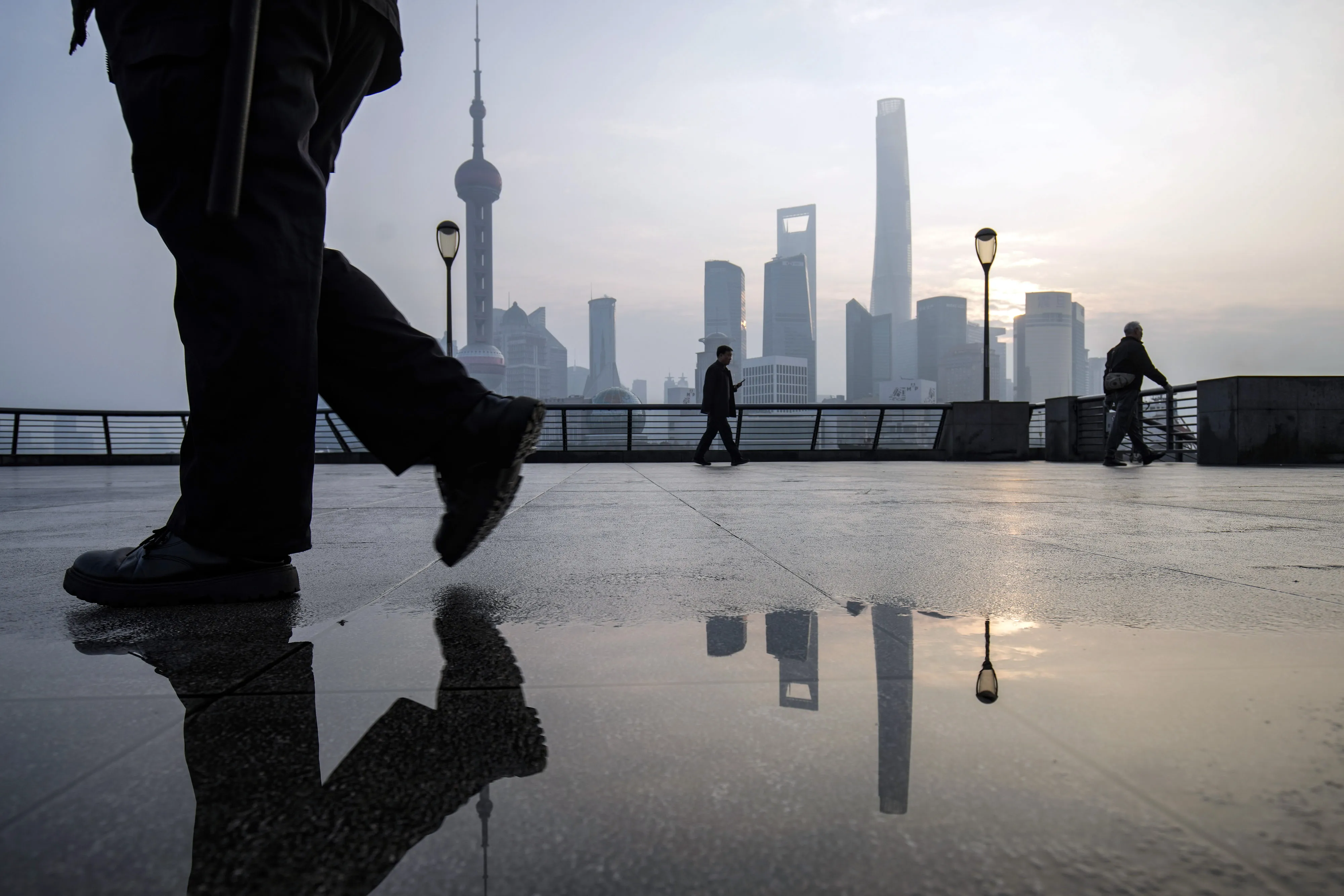 Pudong's Lujiazui Financial District in Shanghai.