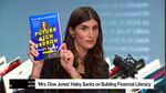 'Mrs. Dow Jones' Haley Sacks on Her New Book and Building Financial Literacy