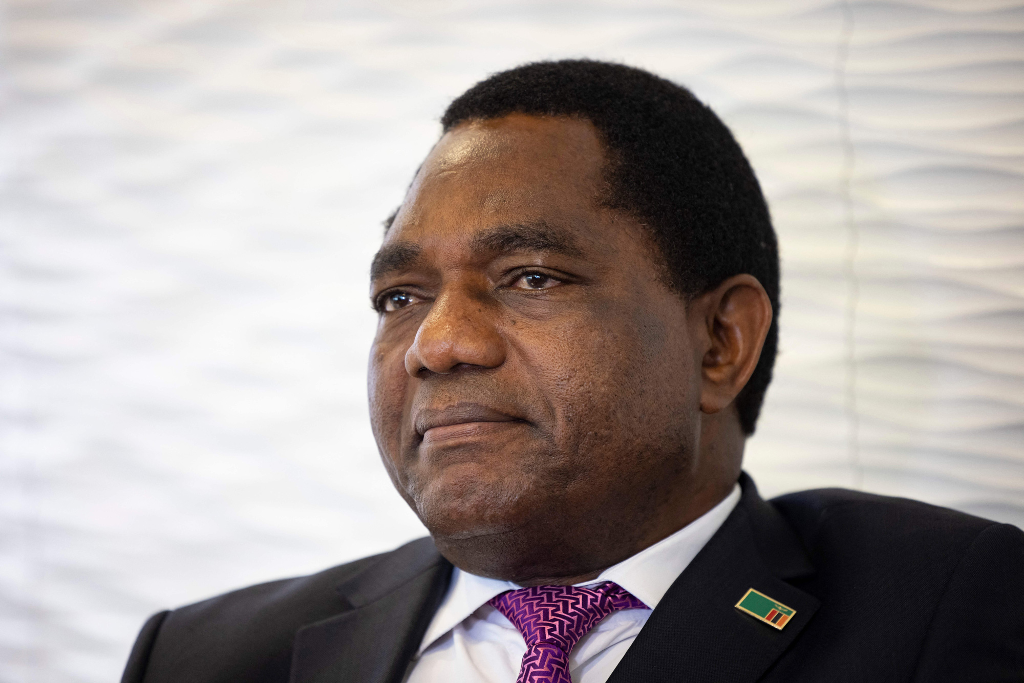 Zambian President Hakainde Hichilema