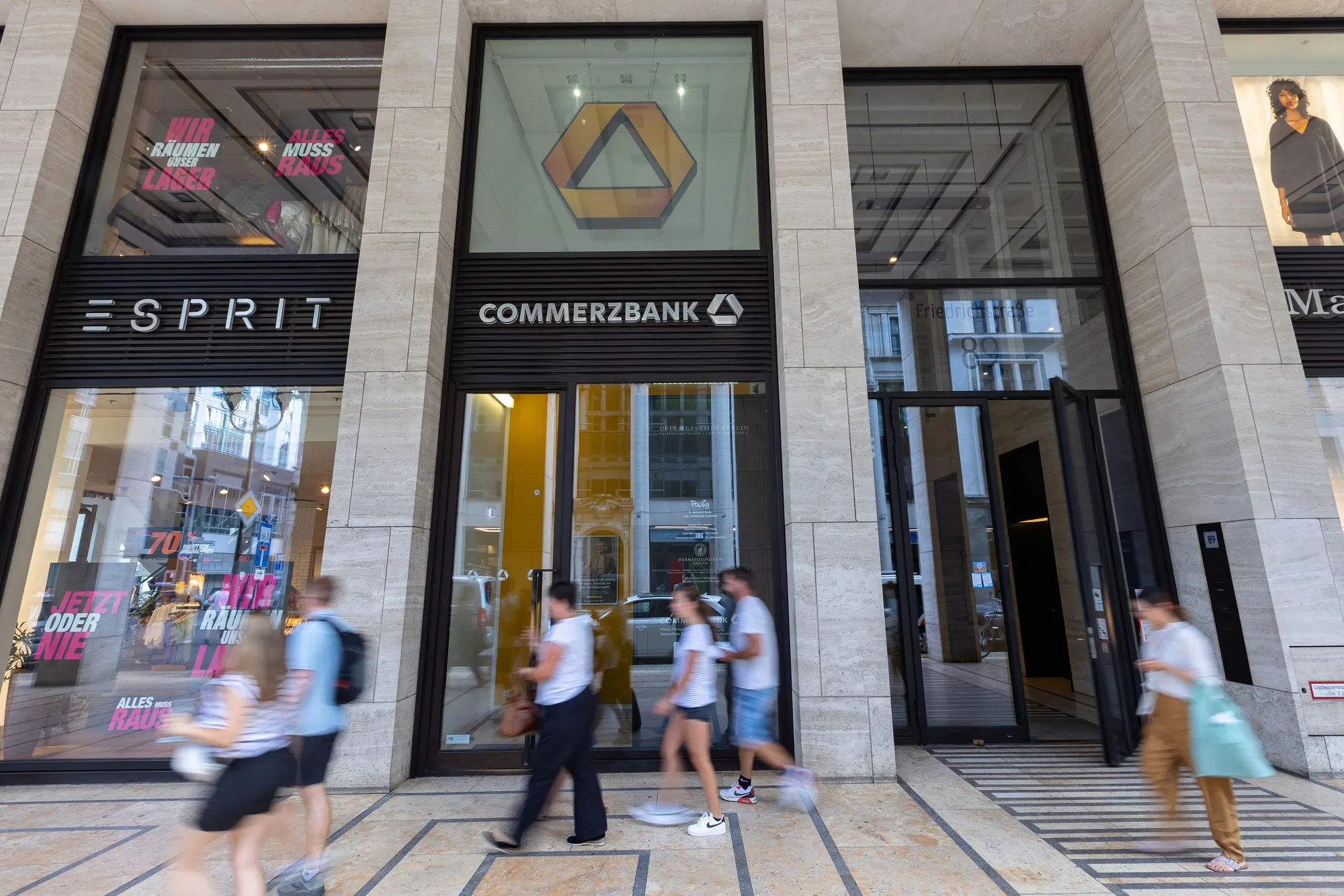 A Commerzbank AG office in Berlin.