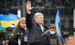 Petro Poroshenko during a rally in Kyiv on Jan. 17.