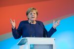 Angela Merkel speaks on Oct. 20.