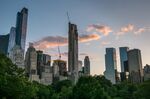 New York skyline from Central Park.