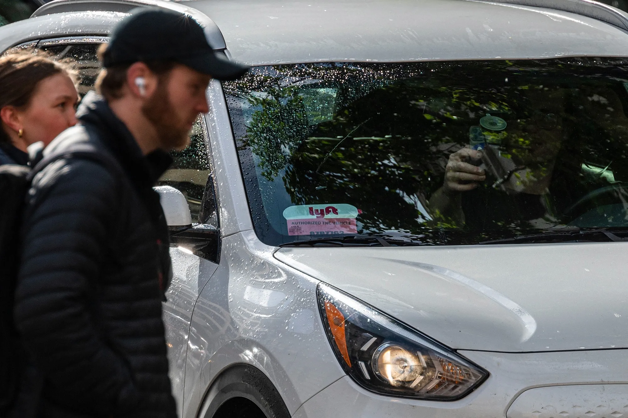 A Lyft vehicle in San Francisco.