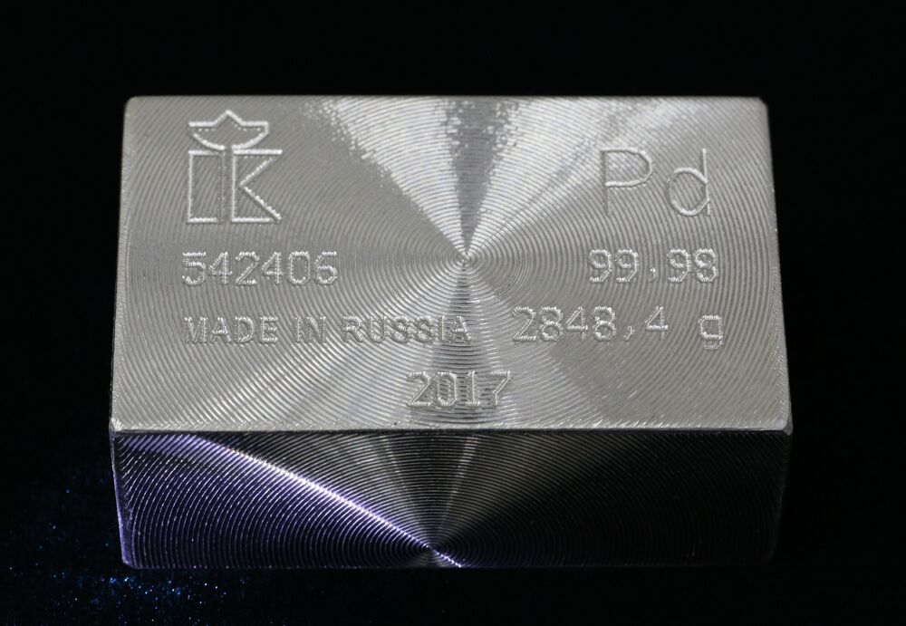 Palladium Reaches Another Record As Jpmorgan Sees More Upside Bloomberg