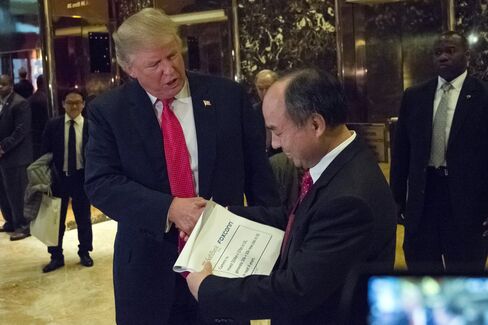 トランプ氏と孫正義氏