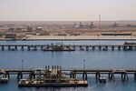 The Brega oil port in Masra Brega, Libya.&nbsp;