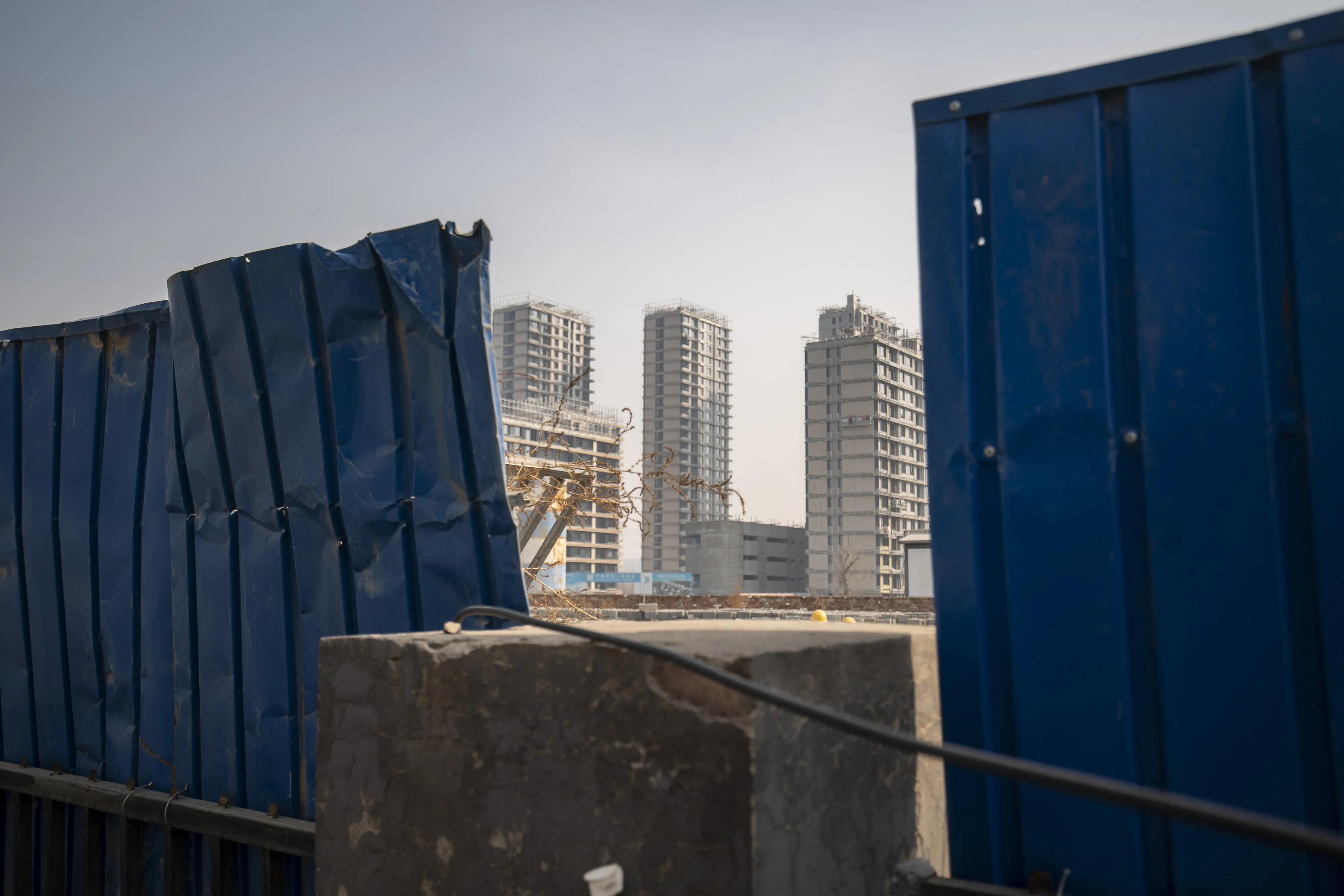 Residential buildings under construction in Beijing on March 4. China property buyers are back on the hunt, but not quite ready to invest, underscoring the tenuous state of the country’s real estate market.