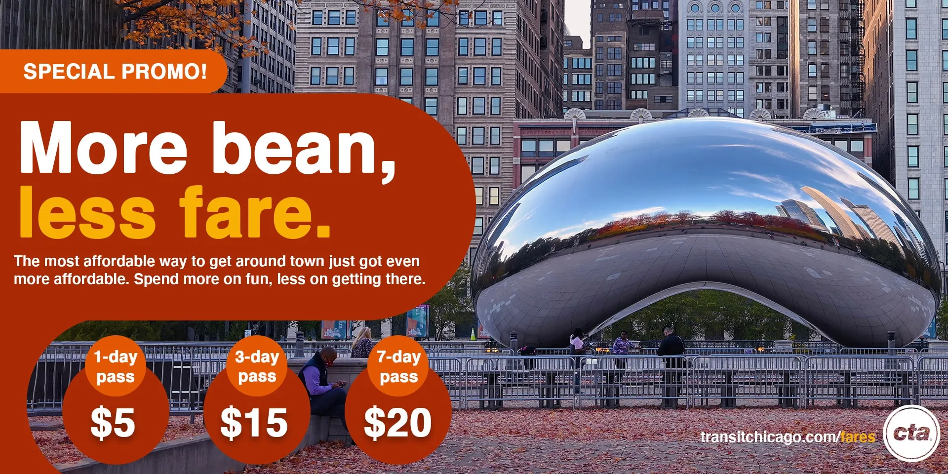 CTA’s&nbsp;summertime fare reductions on CTA,&nbsp;advertised here, brought in an additional 10 million rides. Now the agency is proposing to make them permanent.