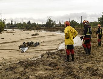 relates to Record Rain Leads to Deaths, Travel Chaos Across Parts of Spain