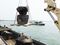First the sculptures had to be unloaded from boats onto the Riva dei Sette Martiri.