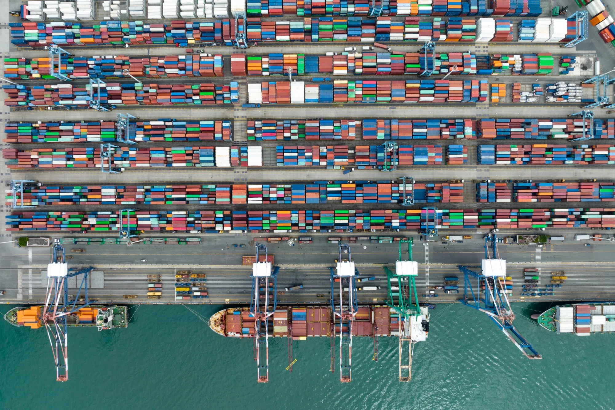 Busan Port Terminal in Busan, South Korea.