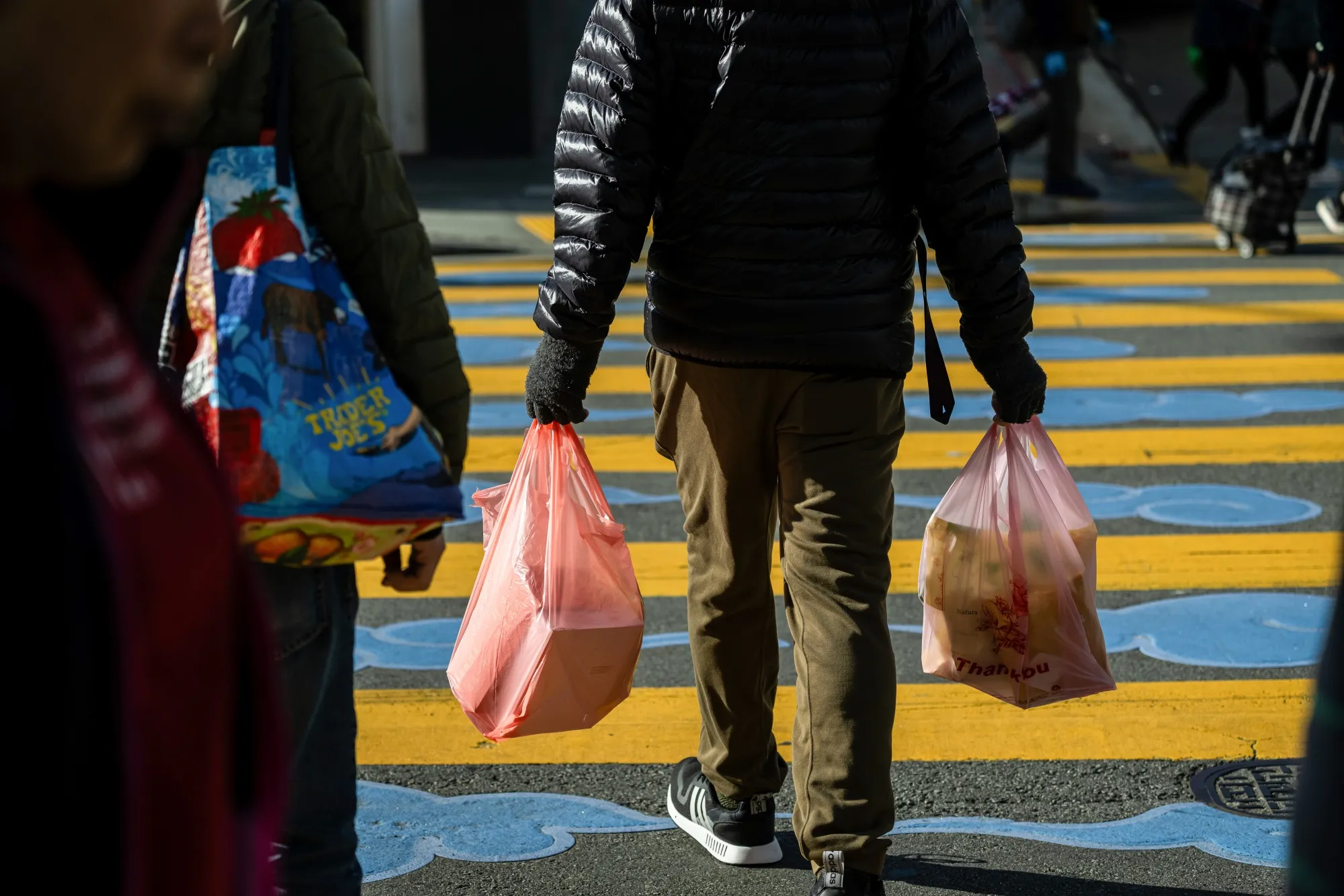 Shoppers In San Francisco Ahead Of Consumer Price Index Figures Release