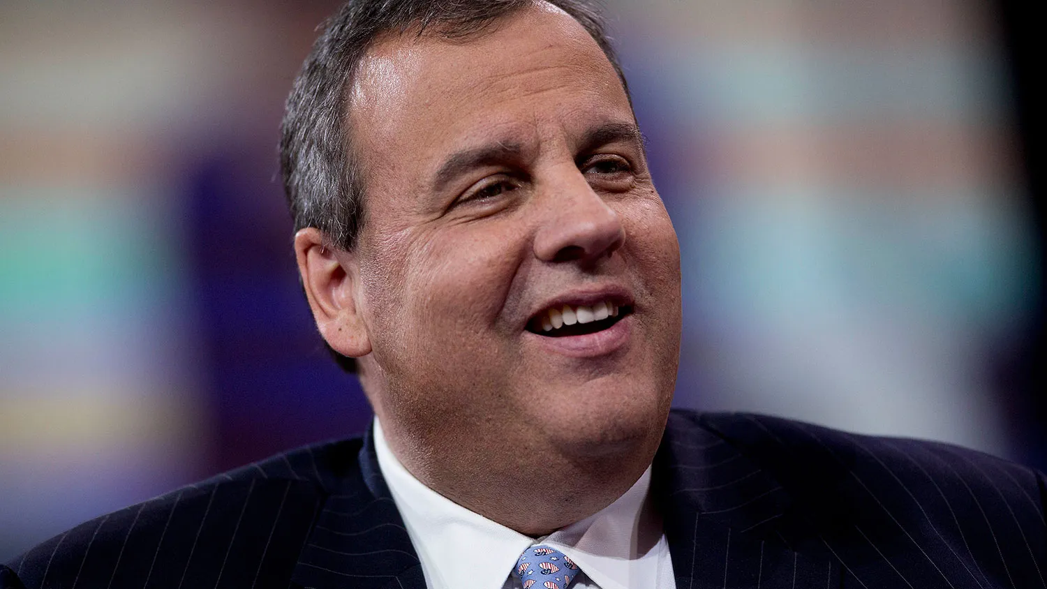 Chris Christie, governor of New Jersey, smiles during an interview at the Conservative Political Action Conference (CPAC) in National Harbor, Maryland, U.S., on Thursday, Feb. 26, 2015.
